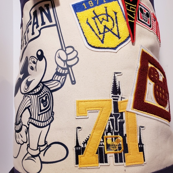Disney Handbags - Disney Large Patches Canvas Bag